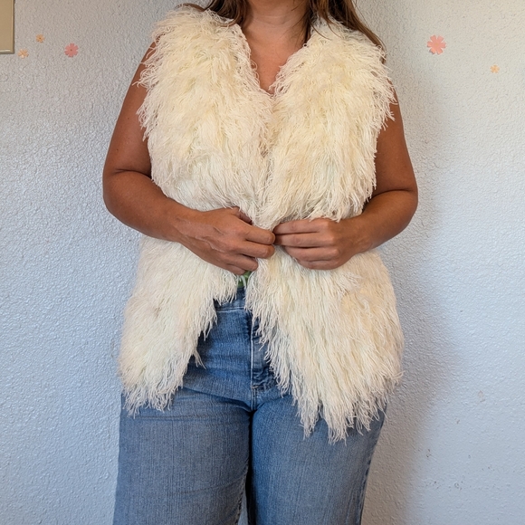 Vintage 70sAcrylic Shaggy Teddy Vest